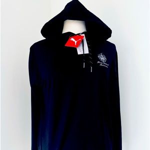 NWT PUMA TRUMP NATIONAL BEDMINSTER CLOUDSPUN HOODIE BLACK S $98